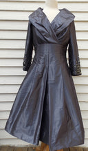 Load image into Gallery viewer, Vintage Rickie Freeman Teri Jon Party Prom Dress S M silver pre-owned