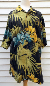Pre-owned Tommy Bahama Hawaiian Silk Shirt M