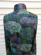 Load image into Gallery viewer, Vintage Narratifs Nylon Disco Shirt M L Men&#39;s shirt TREES Disco