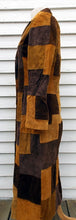 Load image into Gallery viewer, Vintage Wilsons Leather Patchwork Coat Boho Hippie XS