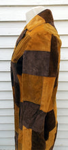 Load image into Gallery viewer, Vintage Wilsons Leather Patchwork Coat Boho Hippie XS