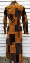 Load image into Gallery viewer, Vintage Wilsons Leather Patchwork Coat Boho Hippie XS