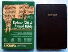 Load image into Gallery viewer, Deluxe Gift &amp; Award Bible Today&#39;s English Version BROWN Imitation Leather Holman