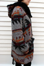 Load image into Gallery viewer, Vintage Steve Madden Indian Aztec Coat L Adult Woman