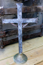 Load image into Gallery viewer, Vintage Brass? Crucifix Cross Alter Tabletop