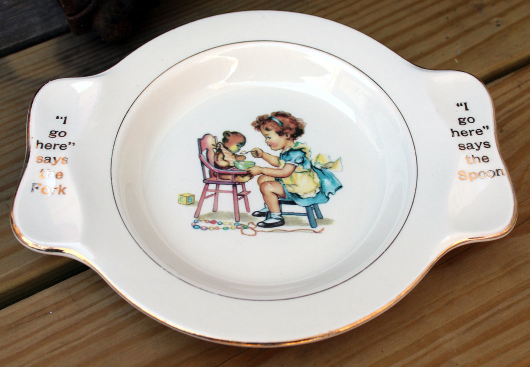 Vintage Homer Laughlin My Own Plate Childs Plate Collectable
