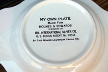 Load image into Gallery viewer, Vintage Homer Laughlin My Own Plate Childs Plate Collectable