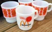 Load image into Gallery viewer, Vintage MCDONALD&#39;S Anchor Hocking Fire King Mug Plus 3 Mid-Century Mugs
