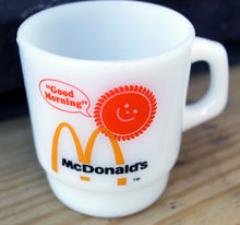 Load image into Gallery viewer, Vintage MCDONALD&#39;S Anchor Hocking Fire King Mug Plus 3 Mid-Century Mugs