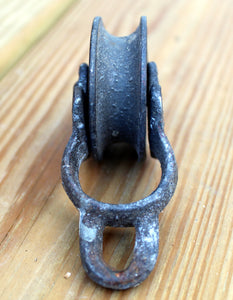 Vintage Barn Pulley Primitive Farm Steampunk Industrial Salvage