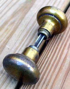 Lot Vintage Door Knobs Glass Metal Brass? Industrial Stempunk