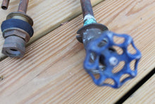 Load image into Gallery viewer, LOT Vintage Brass? Spigot, toilet plumbing Steampunk Industrial Salvage