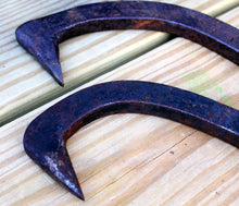 Load image into Gallery viewer, 2 Vintage Cant Hooks Hook Logging Primitive Industrial Steampunk