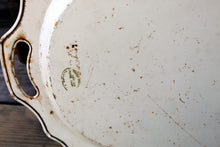 Load image into Gallery viewer, Vintage Shabby Tole Roses Creme Tray