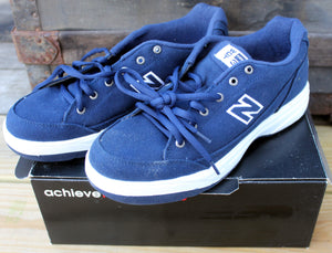 Vintage 1998 Achieve New Balance Blue Shoes 10 1/2 B with Box Woman's Sneakers