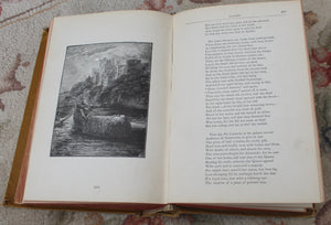 1882 Tennyson's Poems Illustrated - Beautiful Illustrations - 843 pages