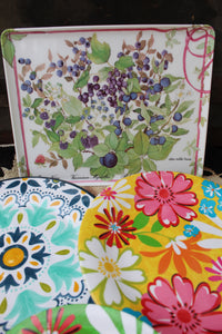 Mixed Lot Melmac Melamine Dinnerware Tray RDE Imports Bobby Flay  Pier 1