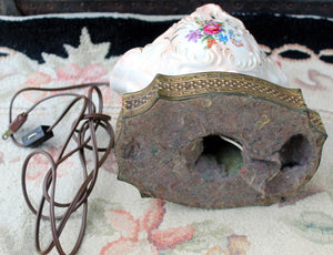 Vintage Floral Cherub Seashell Vanity Light Vintage Night Light