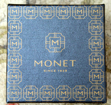 Load image into Gallery viewer, NOS Vintage  Monet OWL Rhinestone Pin Brooch W Original Box