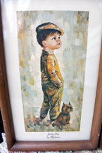 Load image into Gallery viewer, 2 Vintage MEDEIROS Prints Jacky Boy &amp; Boobsy Girl
