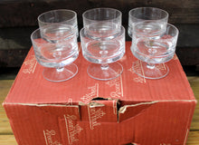 Load image into Gallery viewer, 6 Pc ROSENTHAL Champagne Sherbert Glasses Orig. Box