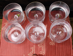 6 Pc ROSENTHAL Champagne Sherbert Glasses Orig. Box