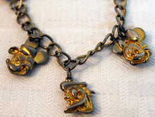 Load image into Gallery viewer, Vintage DISNEY Charm Bracelet Minnie Mickey Mouse Donald Duck Goofy