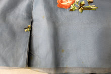Load image into Gallery viewer, 50&#39;s 60&#39;s Embroidered Roses Party Cocktail Vintage Dress 36 Bust