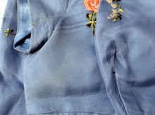 Load image into Gallery viewer, 50&#39;s 60&#39;s Embroidered Roses Party Cocktail Vintage Dress 36 Bust