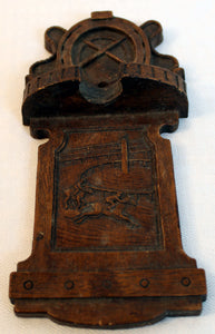 Vintage Ornawood Orna Wood Wall Plaque Horse Racing Derby