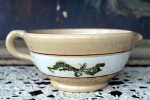 East Knoll Pottery Batter Bowl Seaweed? Pattern RBD Pitcher