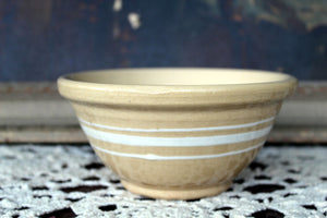 East Knoll Pottery Yelloware 6 inch Bowl Banded