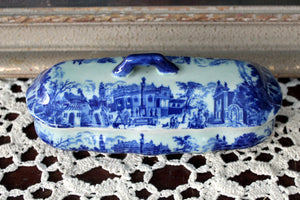 Victoria Ware Ironstone Lidded Box Trinket Toiletries