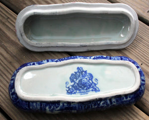 Victoria Ware Ironstone Lidded Box Trinket Toiletries