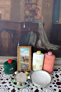 Vintage Vanity Lot Avon Decanters, Rice Silk Spools, Benjamin Ansehl Knight Perfume Bottle