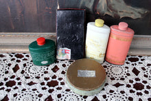 Load image into Gallery viewer, Vintage Vanity Lot Avon Decanters, Rice Silk Spools, Benjamin Ansehl Knight Perfume Bottle