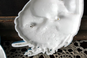 Vintage Burwood Co Blue Fish Plaque Hanging Decor Mid Century Retro