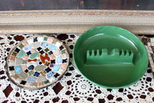 Load image into Gallery viewer, 3 Vintage Mid-Century Ashtrays Melamine &amp; Tiled