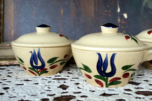 4 Watt Dutch Tulip Individual Handled Covered Casserole