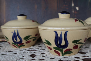 4 Watt Dutch Tulip Individual Handled Covered Casserole