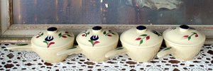 4 Watt Dutch Tulip Individual Handled Covered Casserole