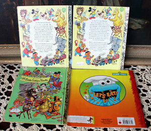 Vintage Sesame Street Book Lot-The Monster at The End Of This Book PLUS