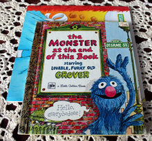 Load image into Gallery viewer, Vintage Sesame Street Book Lot-The Monster at The End Of This Book PLUS