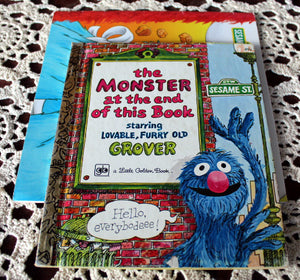 Vintage Sesame Street Book Lot-The Monster at The End Of This Book PLUS