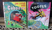 Load image into Gallery viewer, Vintage Lone Ranger, Hopalong Cassidy &amp; The Bar 20 Cowboy, Tootle, Little Red Caboose  Little Golden Books