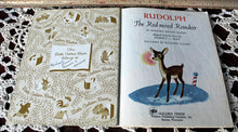 Load image into Gallery viewer, Vintage Rudolph ,Frosty, Night Before Xmas Little Golden Books
