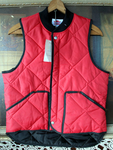 NWT Vintage Caboose Nylon Hunting Men's Vest M Red