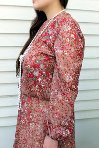 Sue Brett Floral Vintage Dress Size 15/16 Party Casual