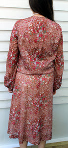 Sue Brett Floral Vintage Dress Size 15/16 Party Casual