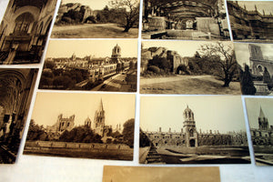 13 Vintage Oxford Postcards 12 un-used Bodleian Library, Christ Church, City Wall New College